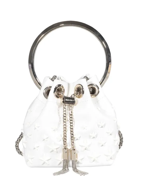 Jimmy Choo Allover Star Chain-Link Mini Toe Bag