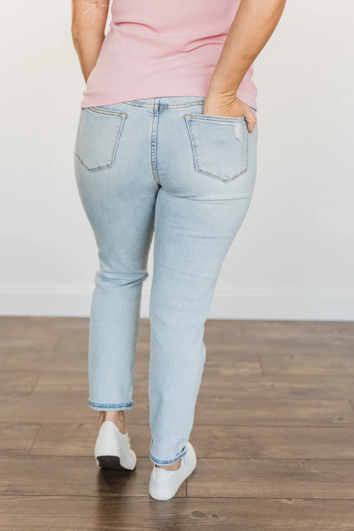 Judy Blue Boyfriend Jeans- Trinity Wash