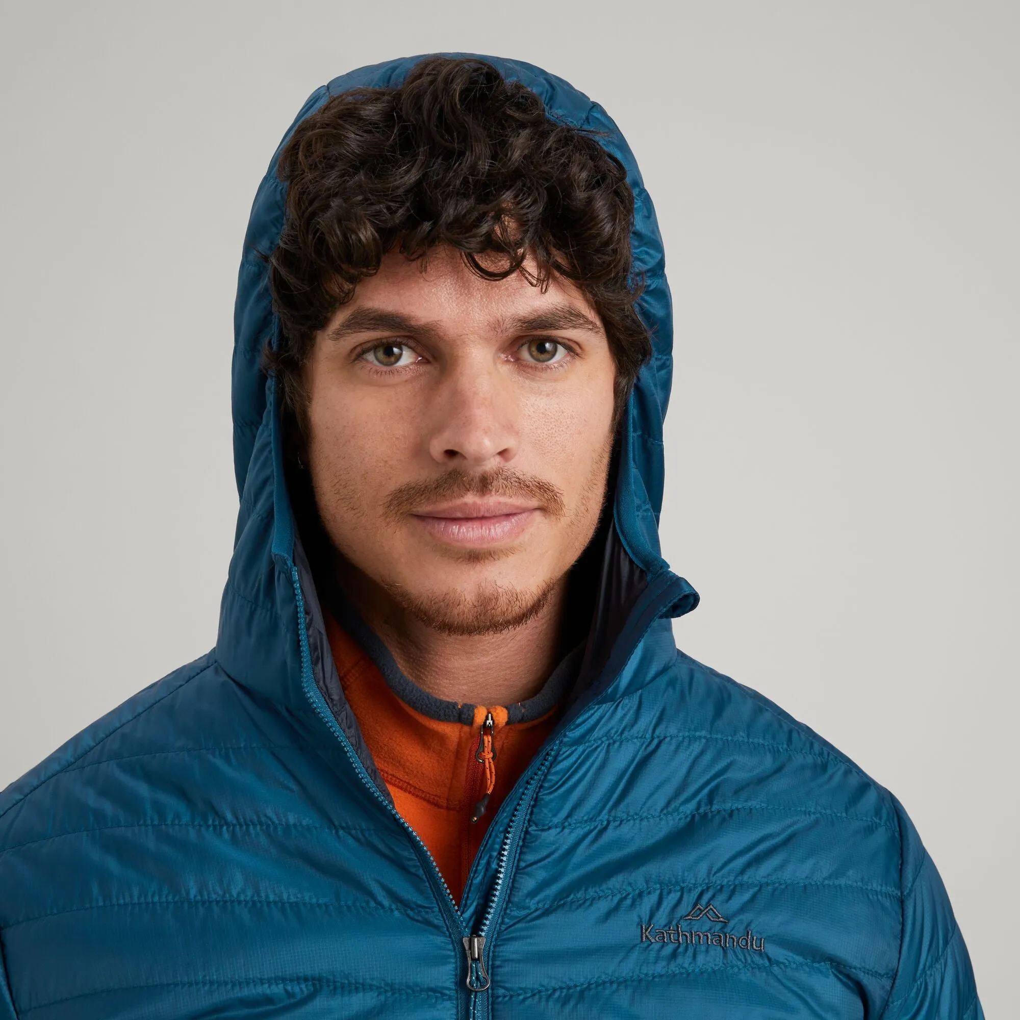 Kathmandu Mens Heli 600 Fill Hooded Lightweight Down Jacket