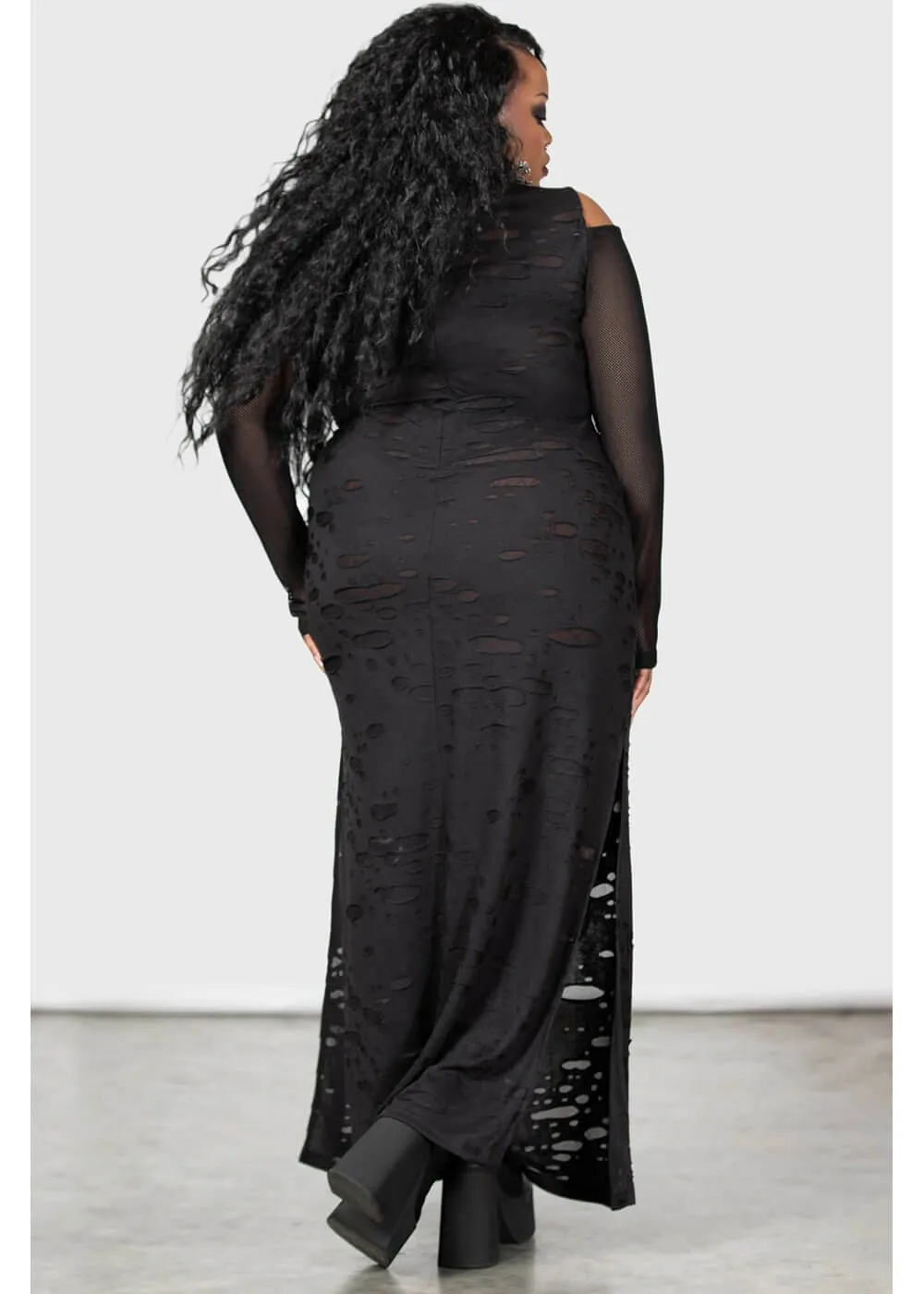 Killstar Biters Maxi Dress Black