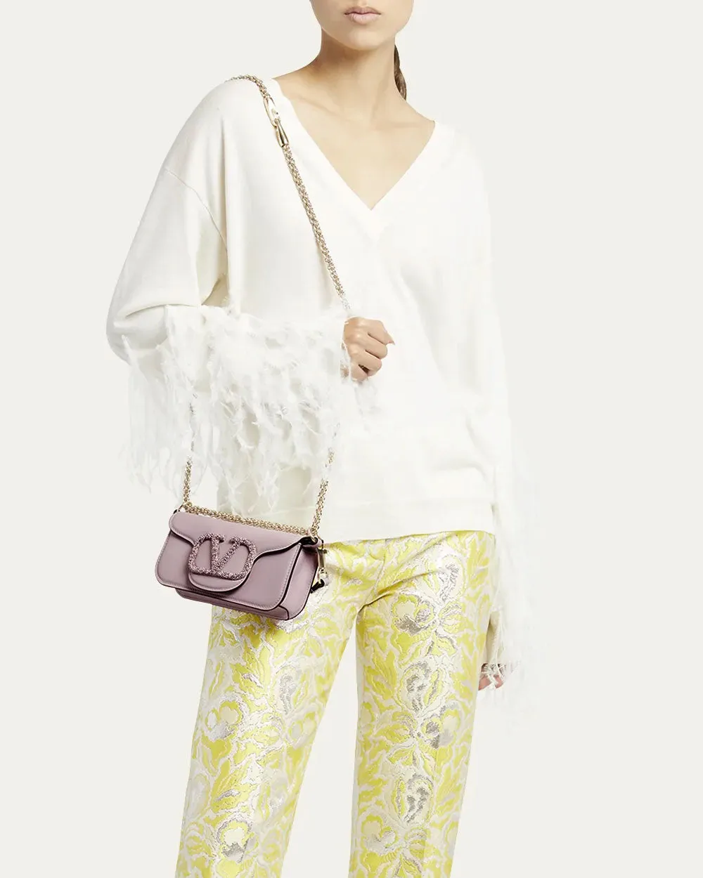 Loco Small Shoulder Bag in Lilac