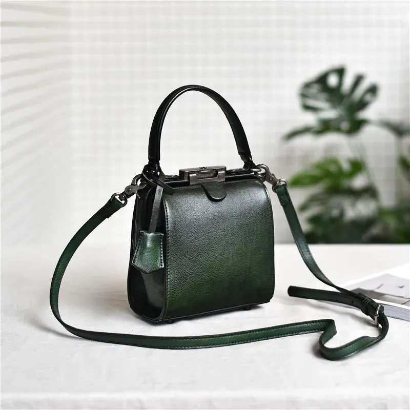 Luxury Genuine Leather Mini Shoulder Crossbody Handbag for Women