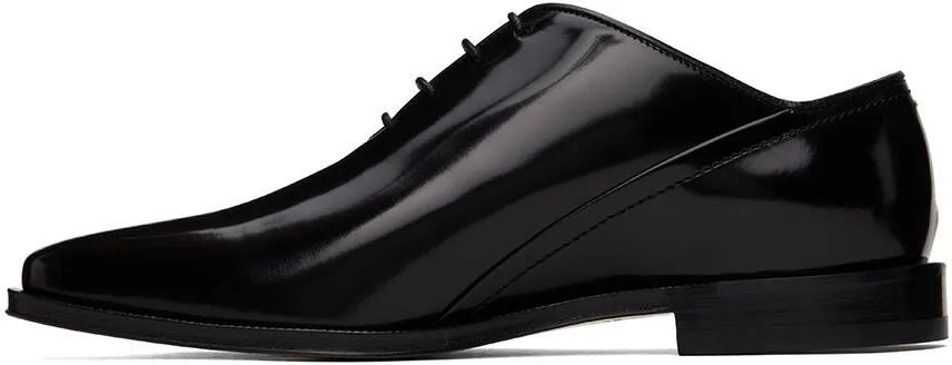 Maison Margiela Black Almond Square Oxfords