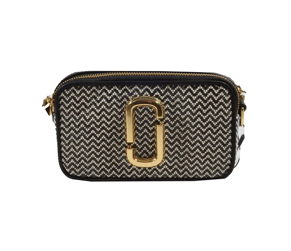 Marc Jacobs Logo Plaque Zip-Up Crossbody Bag