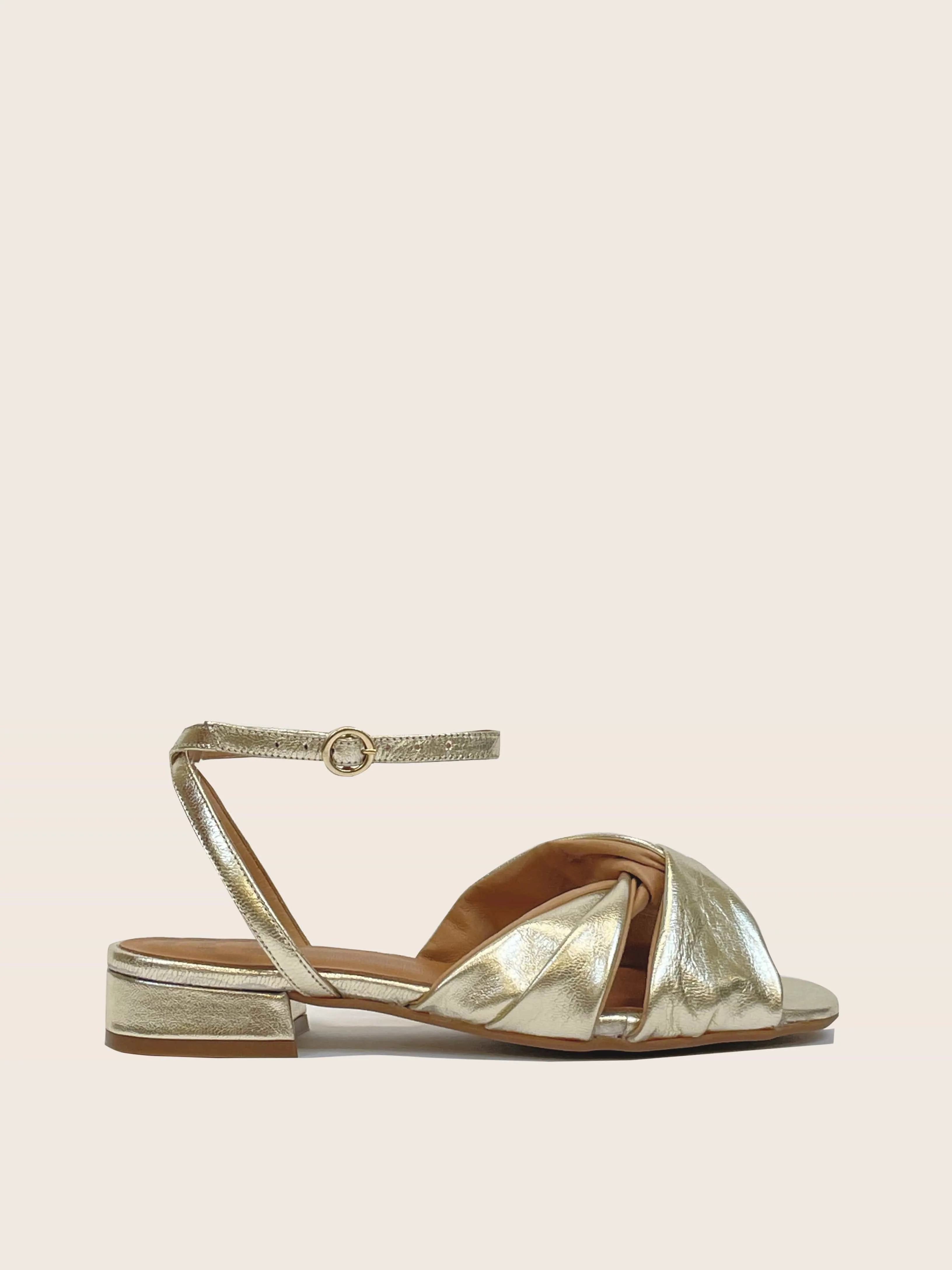 Mataro Gold Sandal