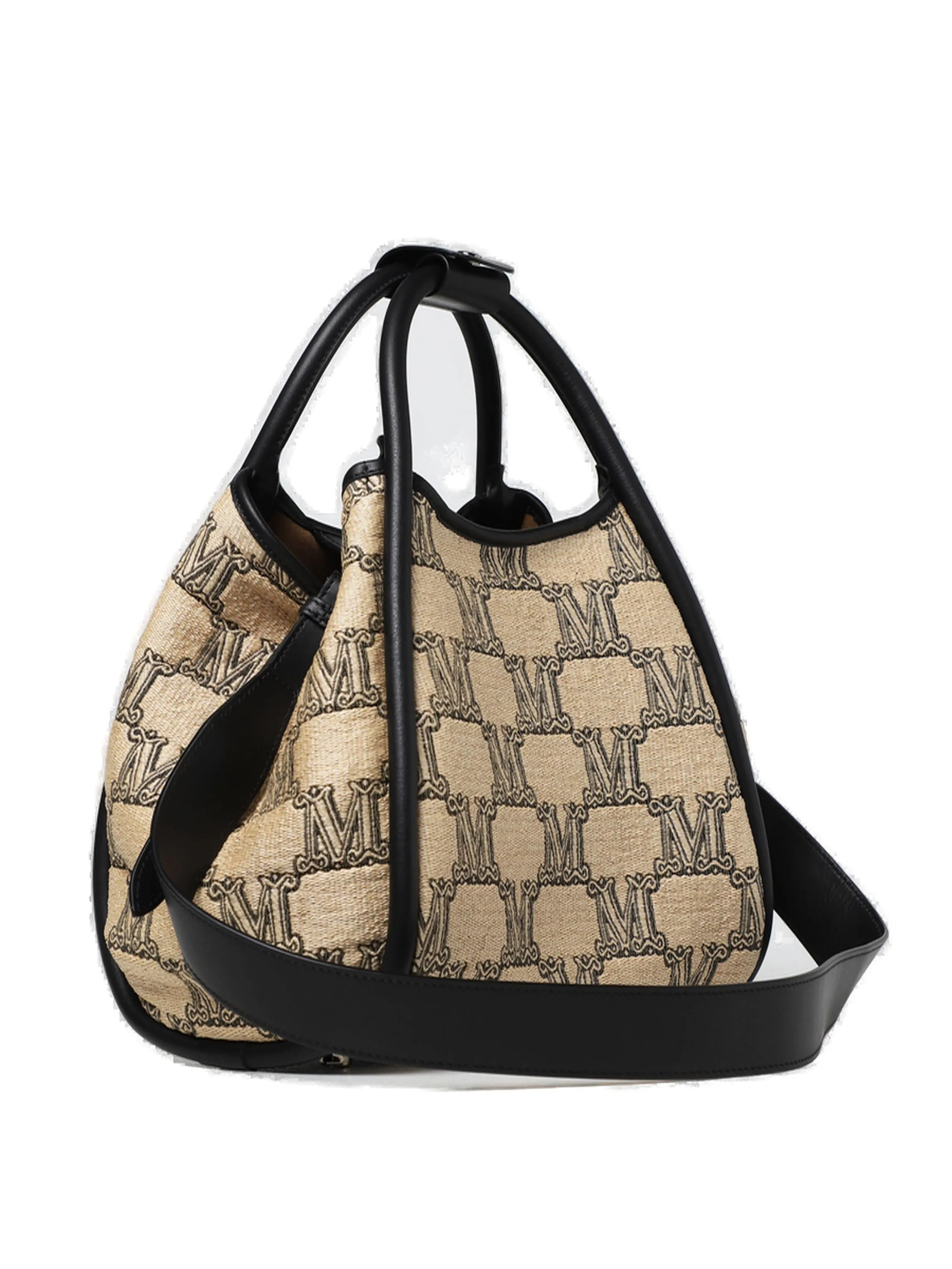 Max Mara Marine Monogram Small Tote Bag