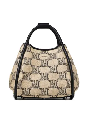 Max Mara Marine Monogram Small Tote Bag