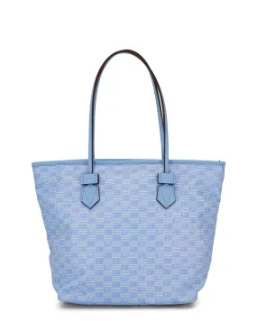 Medium St Tropez Zip Tote in Light Blue