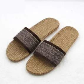 Men's Famous Summer Hot Flax Casual Home Beach Sandals Slippers Shoes