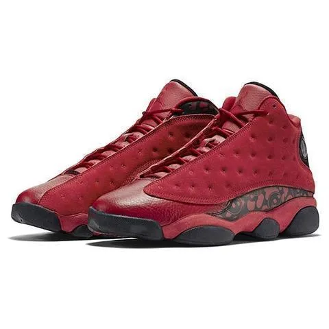 Men's Jordan 13 Basketball Shoes - Burgundy