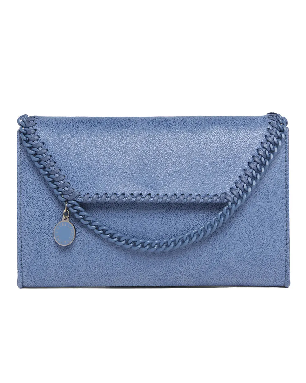 Mini Falabella Shaggy Deer Crossbody Bag in Denim