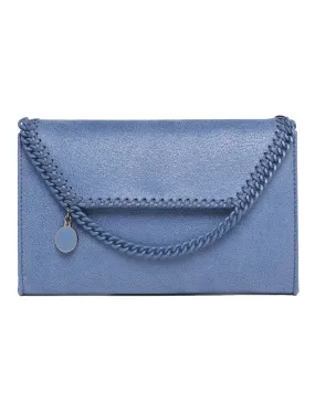 Mini Falabella Shaggy Deer Crossbody Bag in Denim