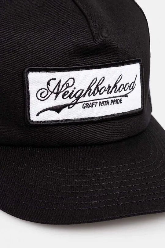 NEIGHBORHOOD cotton baseball cap Mesh Cap-1 black color 241YGNH.HT11