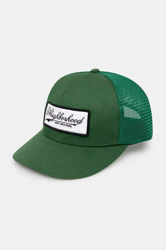 NEIGHBORHOOD cotton baseball cap Mesh Cap-1 green color 241YGNH.HT11