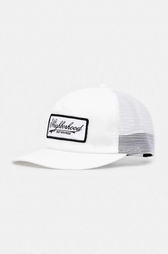 NEIGHBORHOOD cotton baseball cap Mesh Cap-1 white color 241YGNH.HT11