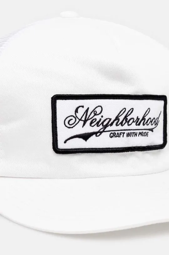 NEIGHBORHOOD cotton baseball cap Mesh Cap-1 white color 241YGNH.HT11