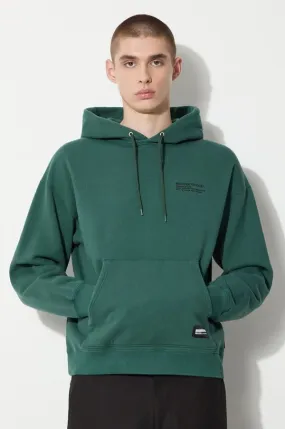 NEIGHBORHOOD cotton sweatshirt Plain Sweat Parka men's green color hooded 241FPNH.CSM02