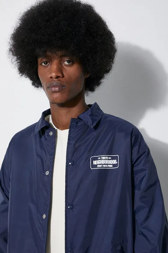 NEIGHBORHOOD jacket Windbreaker Jacket-2 men's navy blue color 241TSNH.JKM06