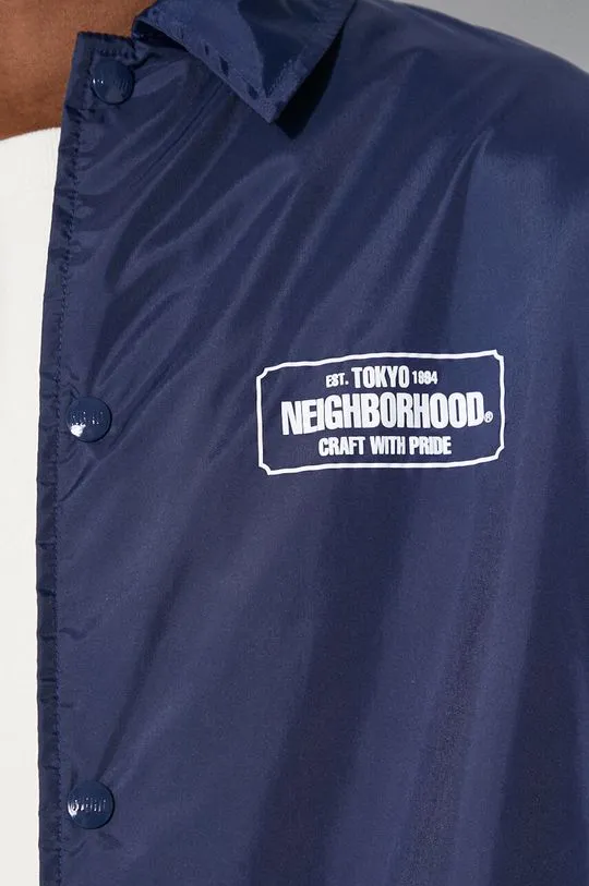 NEIGHBORHOOD jacket Windbreaker Jacket-2 men's navy blue color 241TSNH.JKM06