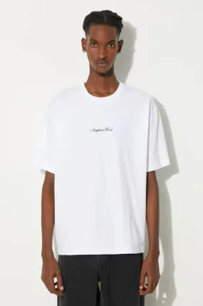 NEIGHBORHOOD t-shirt Tee SS-8 men’s white color with a print 241PCNH.ST08