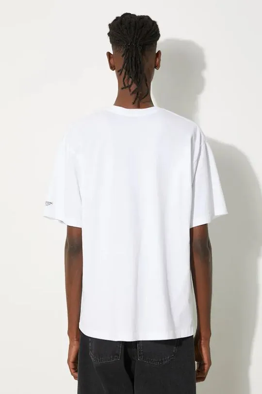 NEIGHBORHOOD t-shirt Tee SS-8 men’s white color with a print 241PCNH.ST08