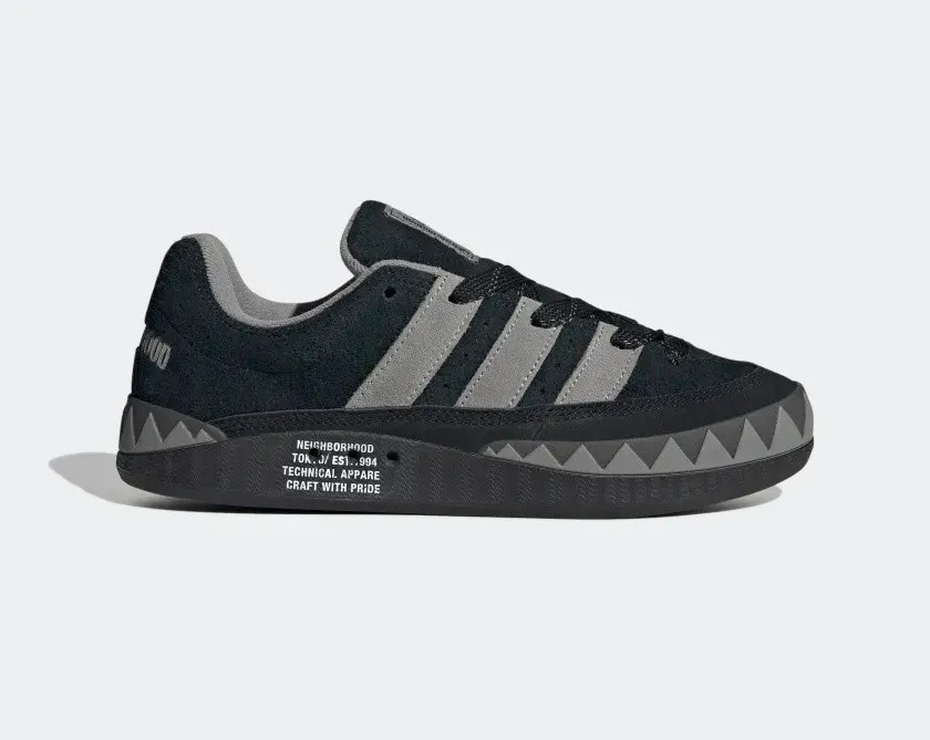 NEIGHBORHOOD x Adidas Adimatic Core Black Charcoal Solid Grey HP6770