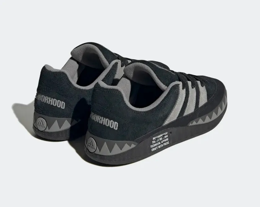 NEIGHBORHOOD x Adidas Adimatic Core Black Charcoal Solid Grey HP6770