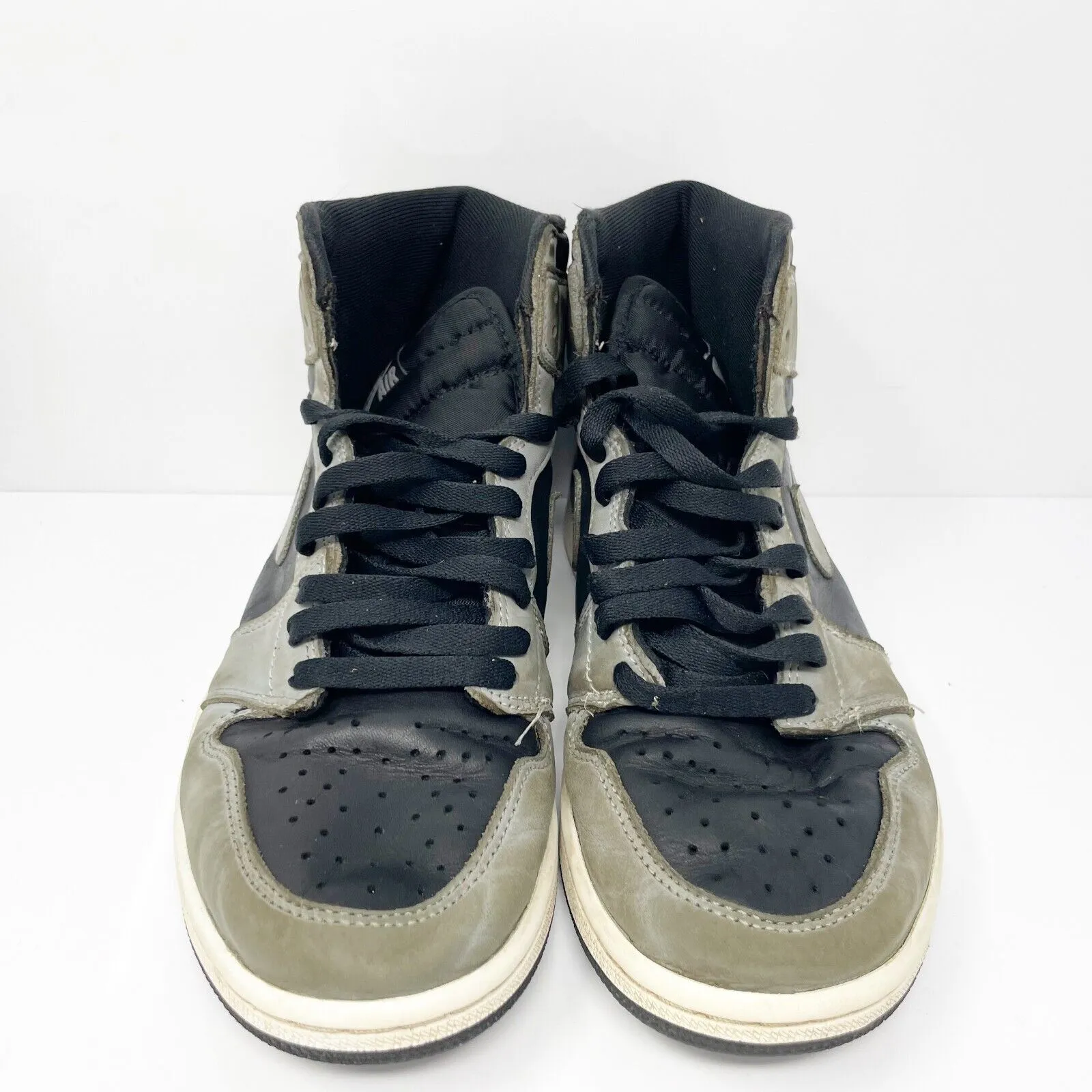 Nike Mens Air Jordan 1 High OG 555088-035 Black Basketball Shoes Sneakers Size 9