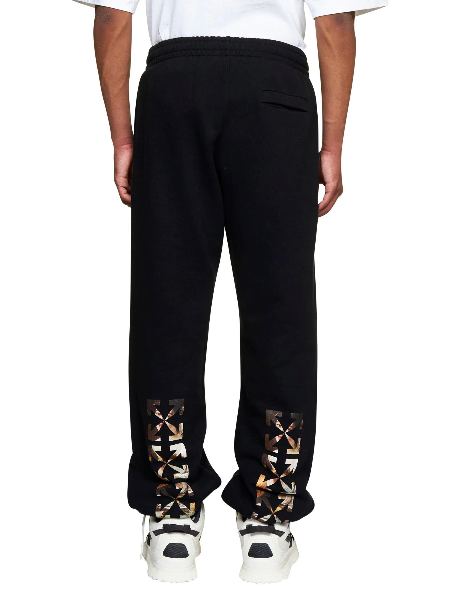 Off-White Logo Printed Straight Leg Track Pants