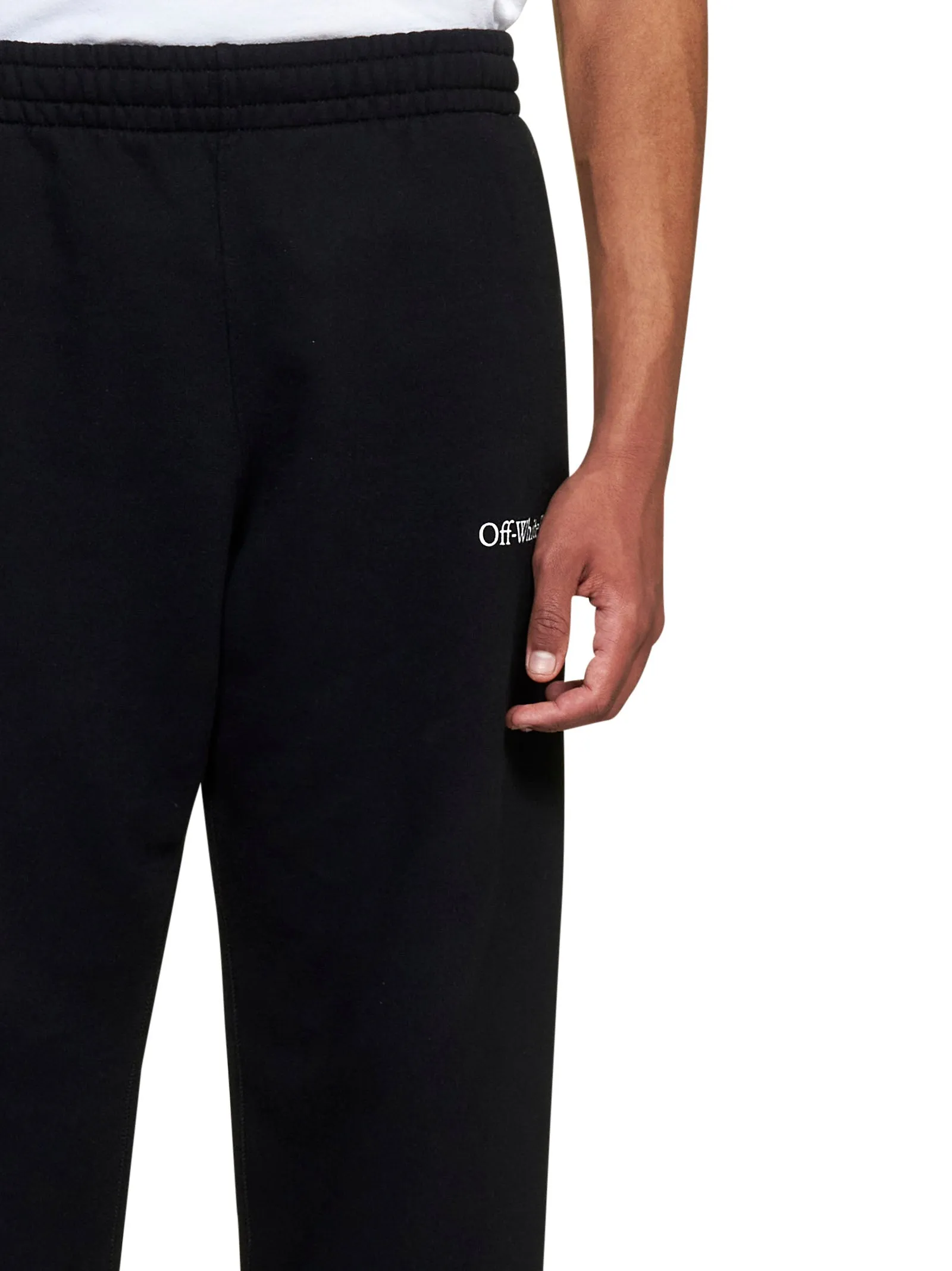 Off-White Logo Printed Straight Leg Track Pants