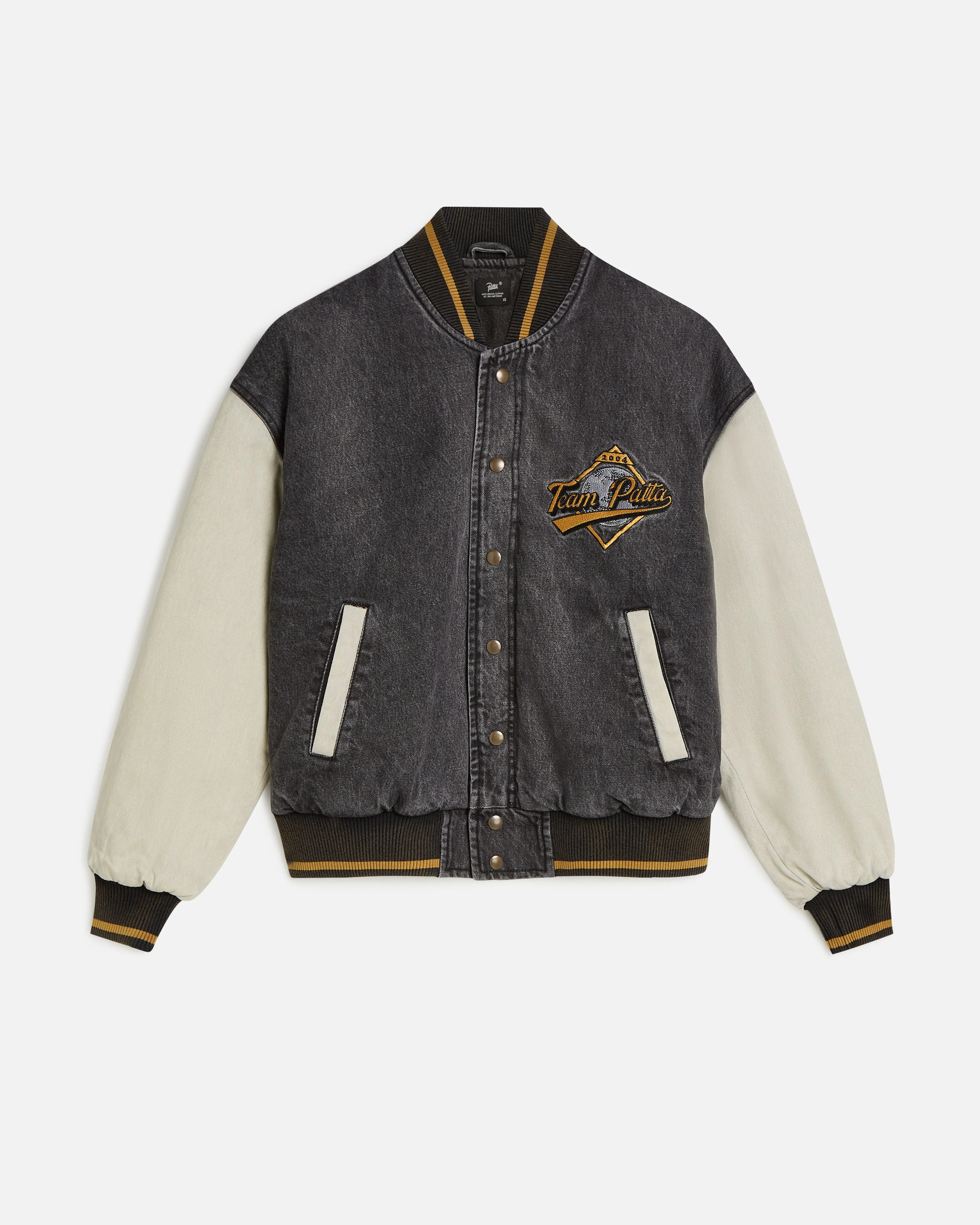 Patta Homerun Denim Varsity Jacket