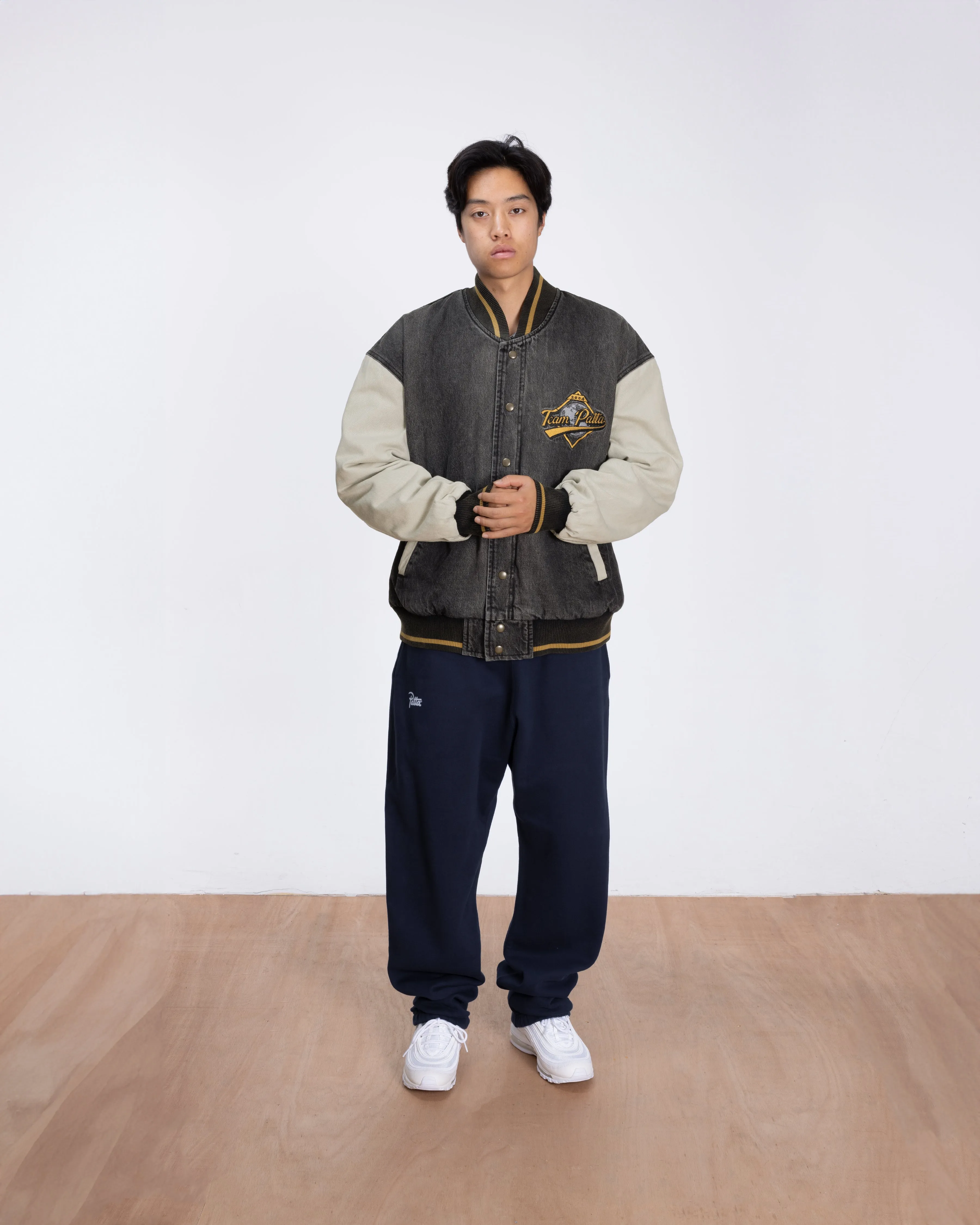 Patta Homerun Denim Varsity Jacket