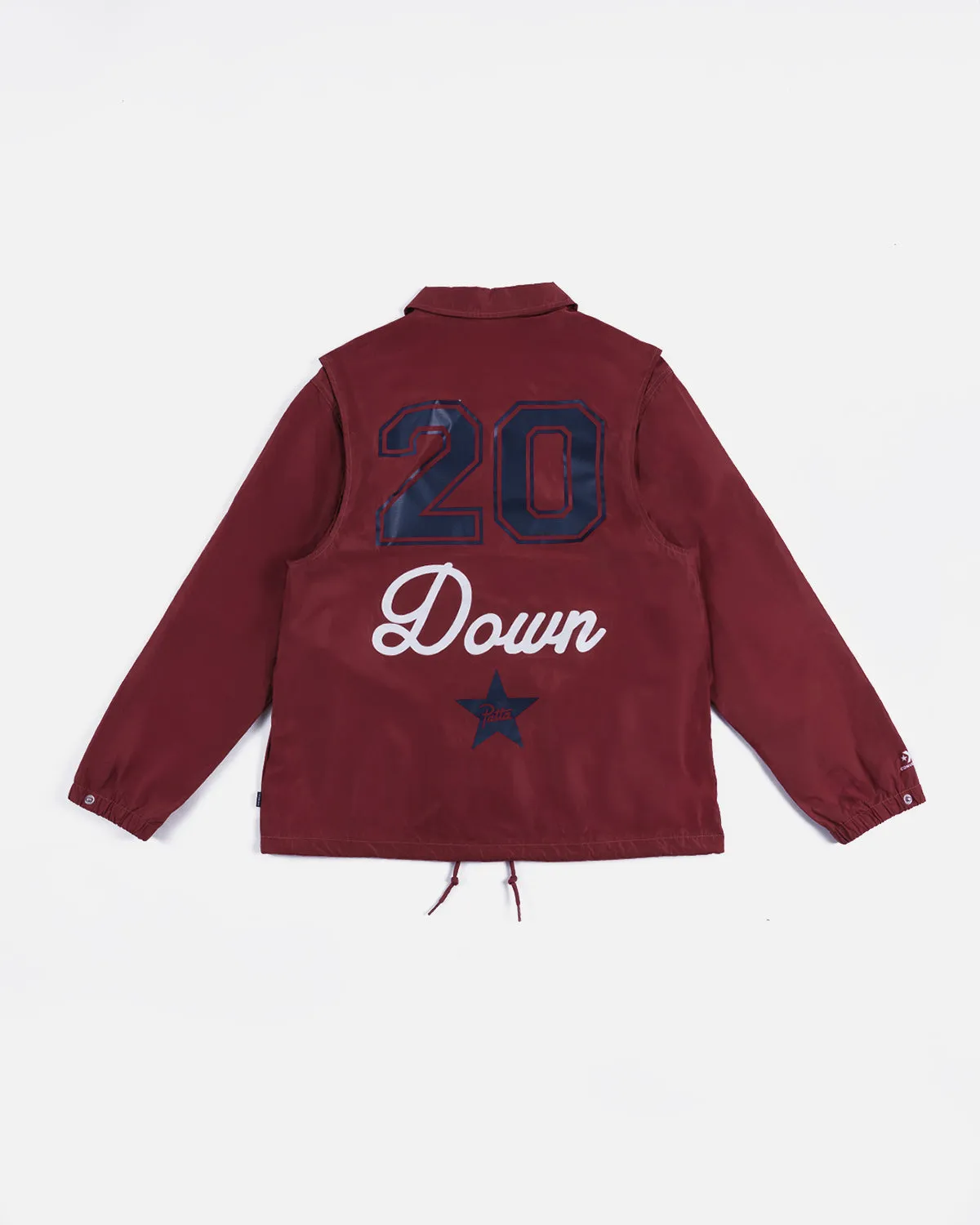 Patta x Converse Coaches Jacket (Garnet)