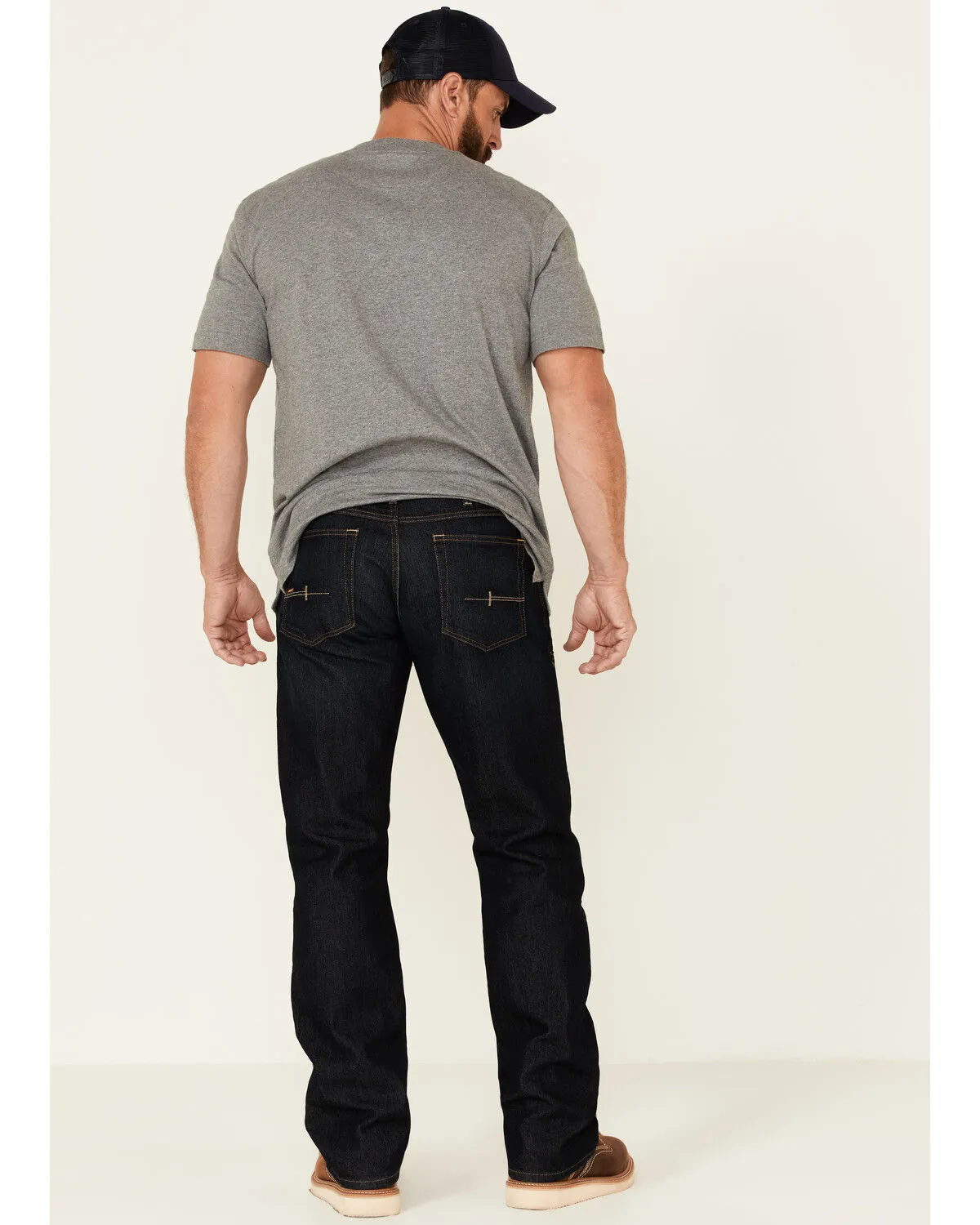 Product Name:  Ariat Men's Rebar Blackstone M5 Durastretch Basic Double Front Straight Leg Work Jeans