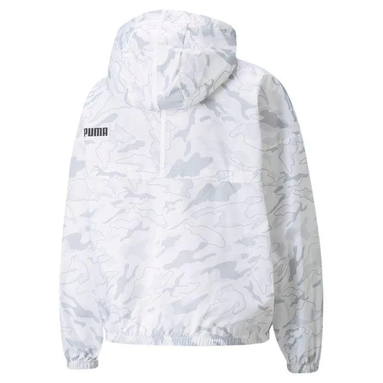 Puma Women's Loose-fit Windbreaker 84944602 - White/Grey