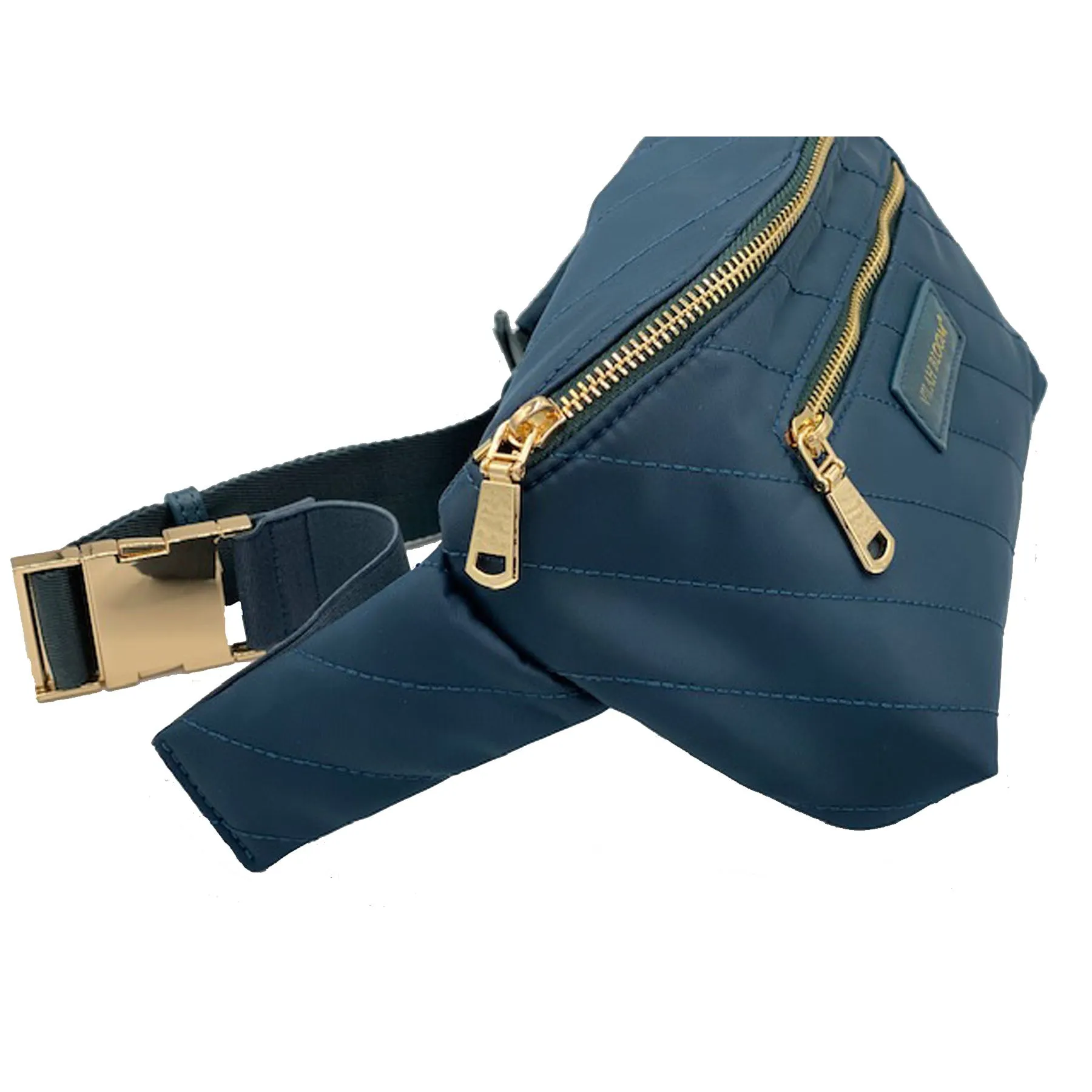 Quilted Nylon Sling/Fanny Pack- New Navy