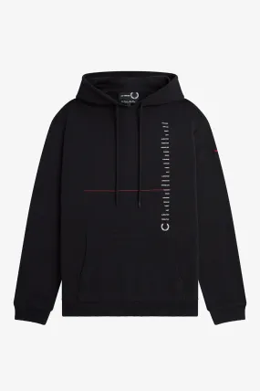 Raf Simons Men's Black Printed Hoodie