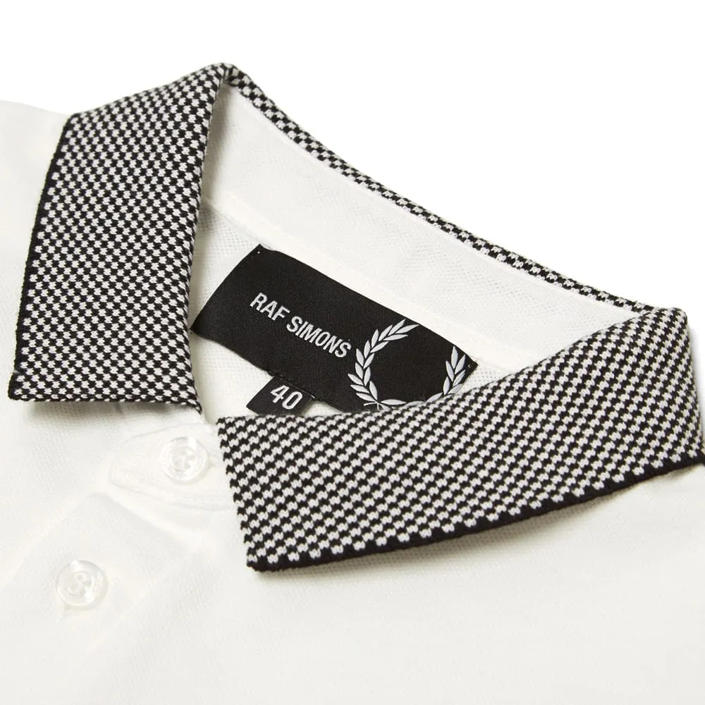 Raf Simons x Fred Perry Checkerboard Collar PoloWhite