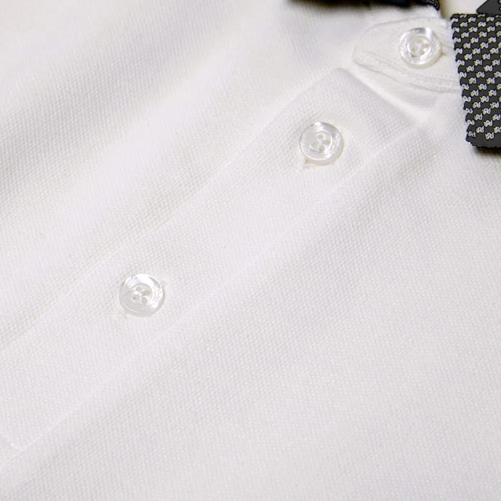 Raf Simons x Fred Perry Checkerboard Collar PoloWhite