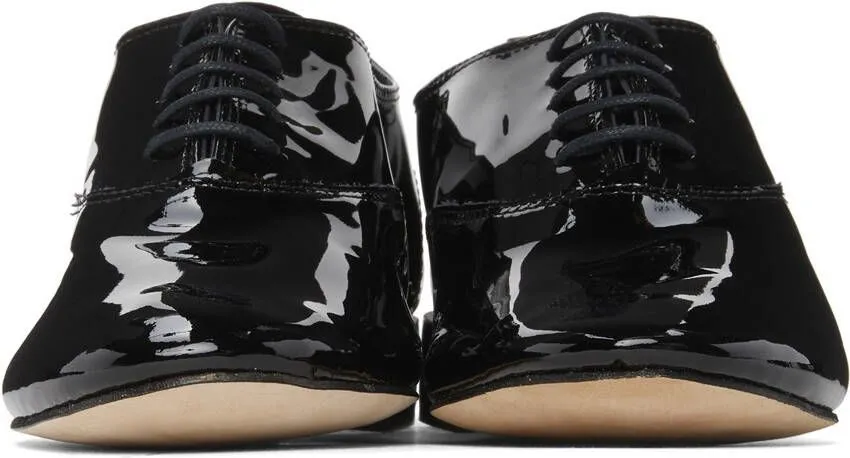 Repetto Black Patent Zizi Oxfords