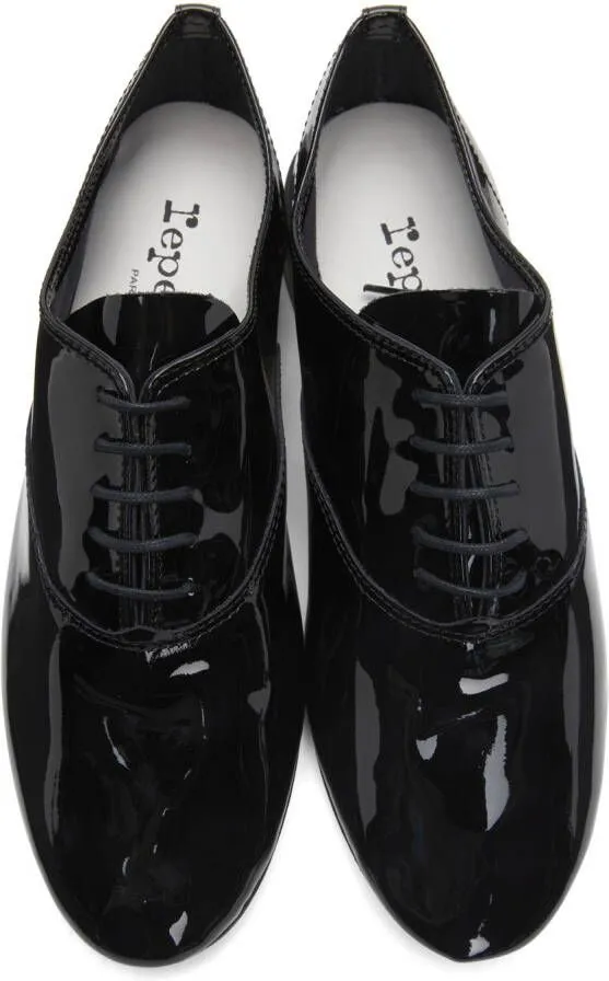 Repetto Black Patent Zizi Oxfords