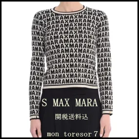 S Max Mara  |Wool Logo V-neck & Crew neck