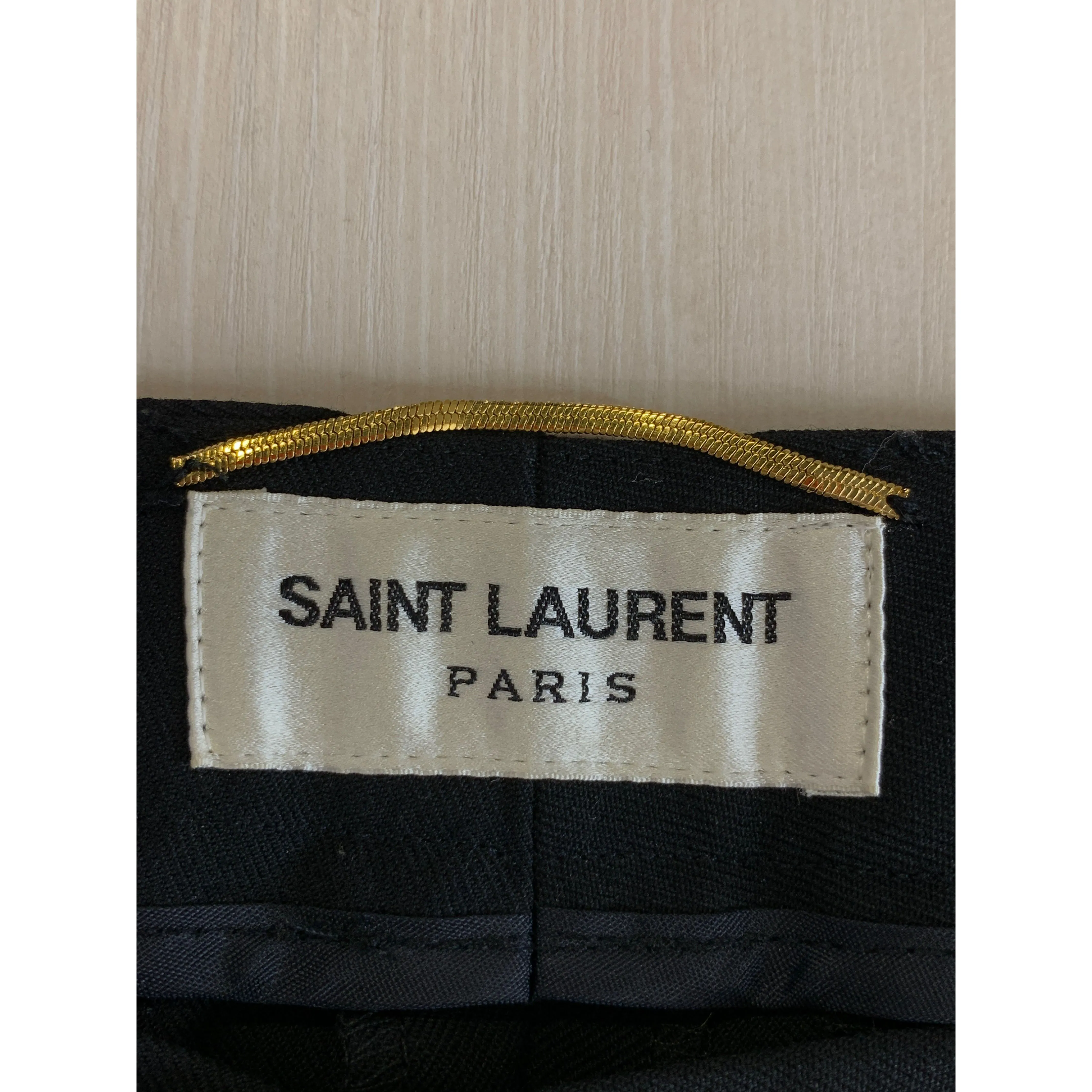 #SAINT LAURENT/Bottoms/36/BLK/Wool/UP73 2016 00329