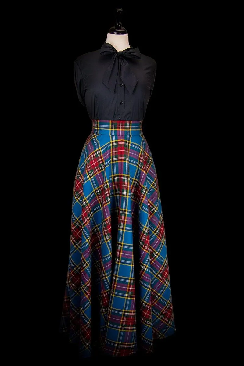 SAMPLE (UK 10)The Brigadoon Skirt (Fine Wool Tartan)