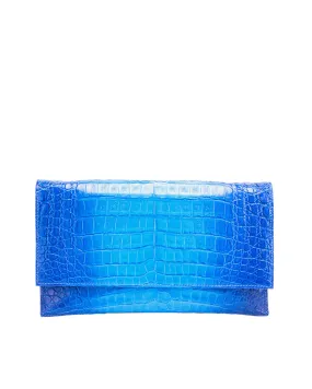 Sofia Clutch in Blue Degrade