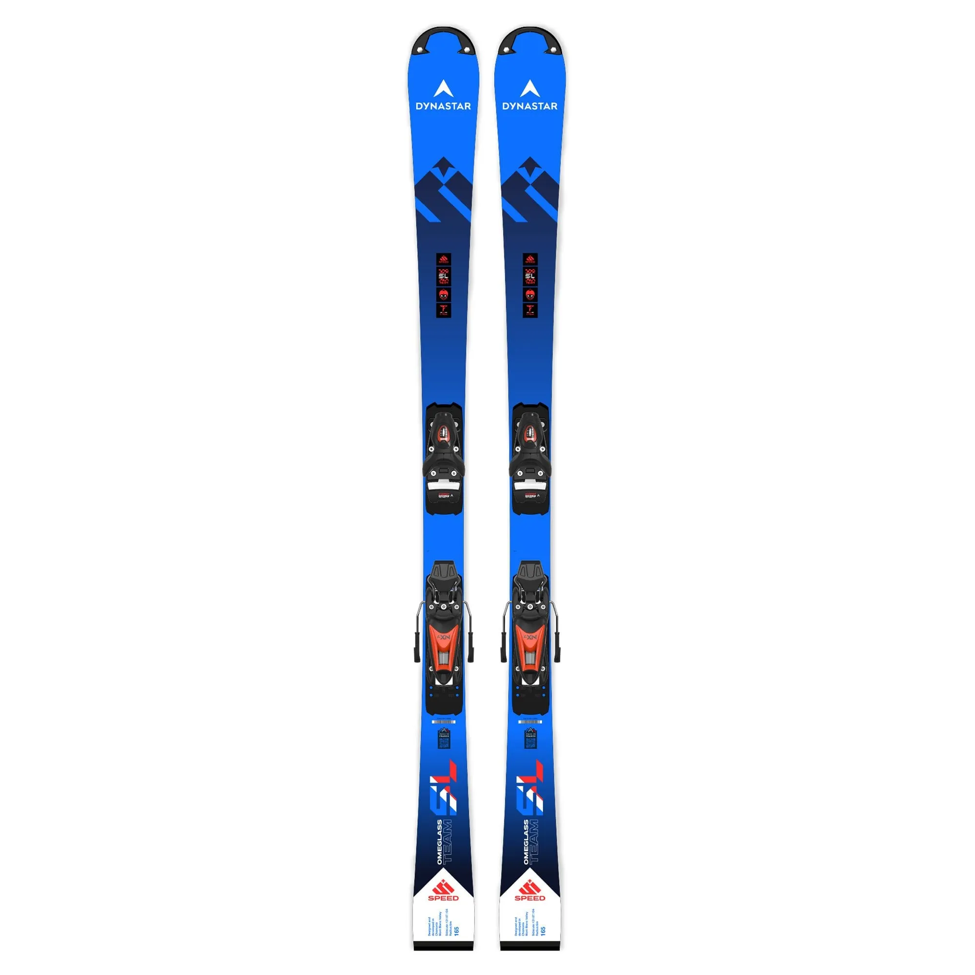 Speed Omeglass Team SL (R21 Pro) Junior Race Skis + NX7 Bindings - 2025