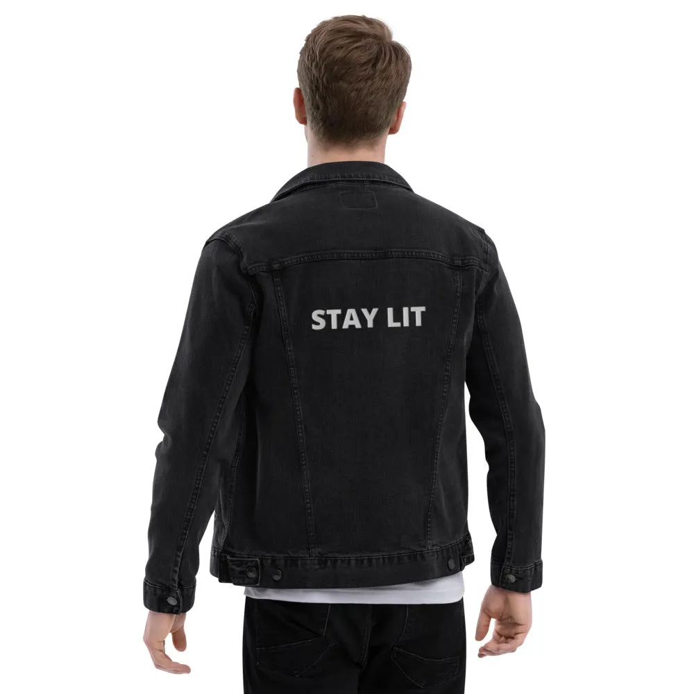 Stay Lit Unisex Denim Jacket