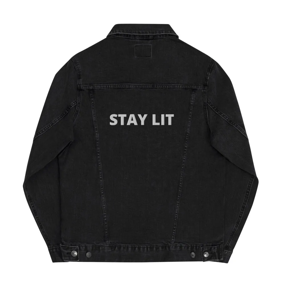 Stay Lit Unisex Denim Jacket