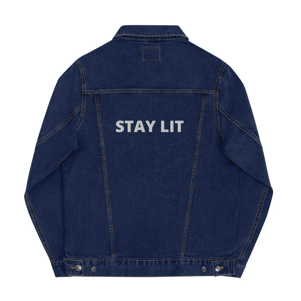 Stay Lit Unisex Denim Jacket