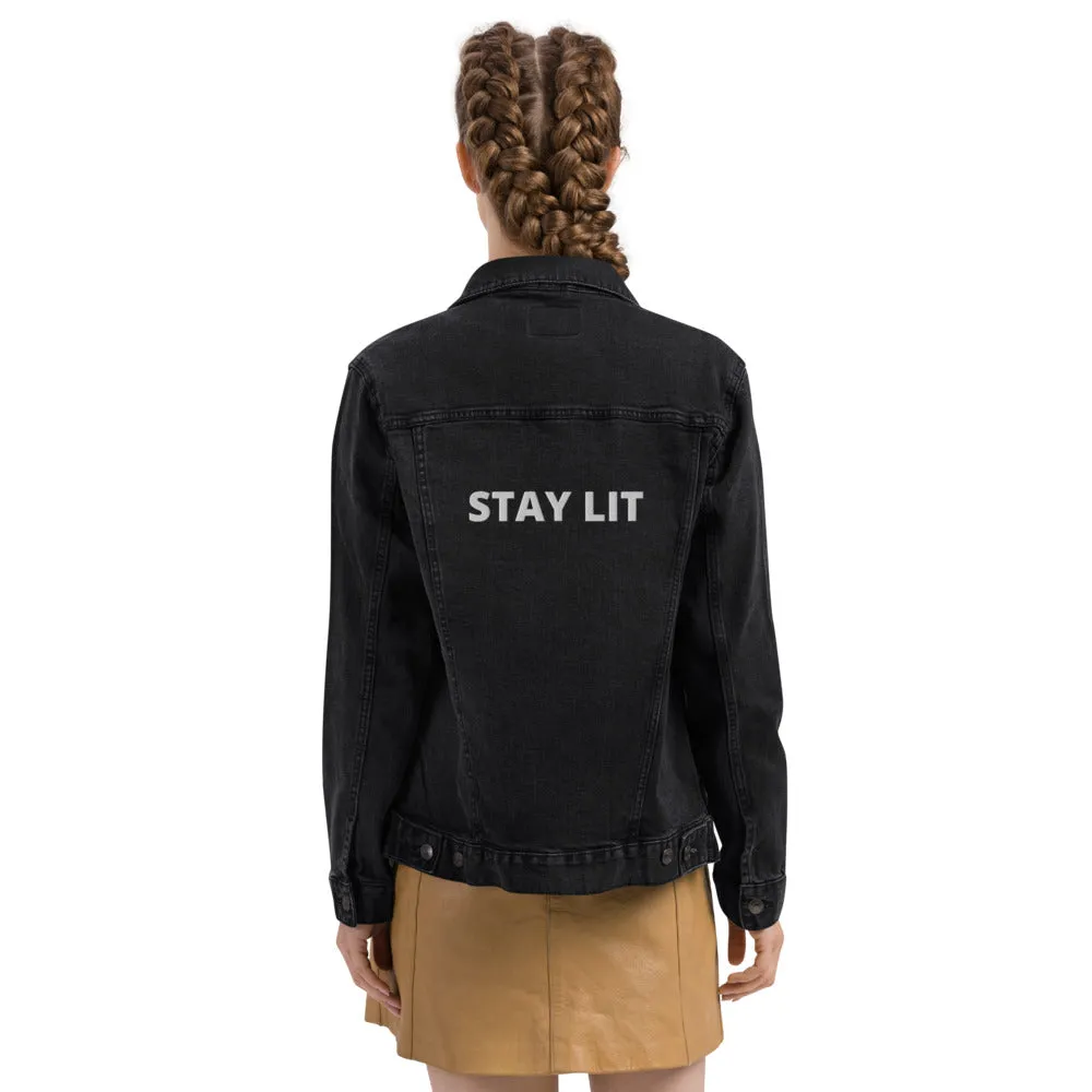 Stay Lit Unisex Denim Jacket